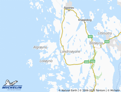 MICHELIN Sekkingstad map - ViaMichelin