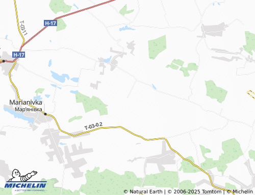 MICHELIN Krasiv map - ViaMichelin