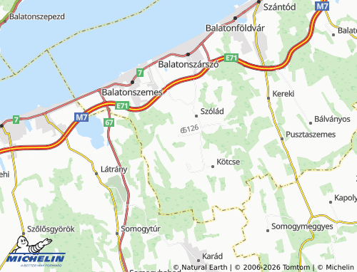 MICHELIN-Landkarte Teleki - ViaMichelin