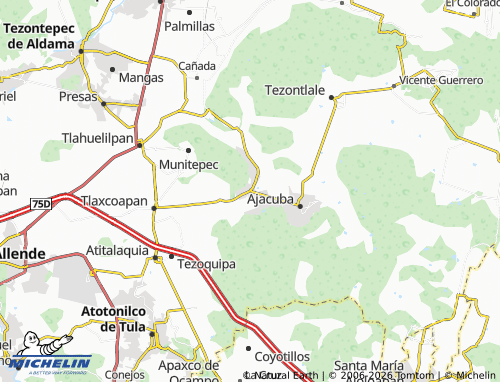 Mapa MICHELIN Tetepango - ViaMichelin