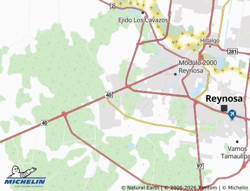 MICHELIN Campestre map - ViaMichelin