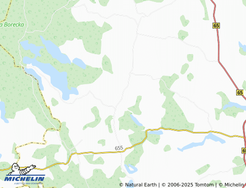 MICHELIN Dybowo map - ViaMichelin
