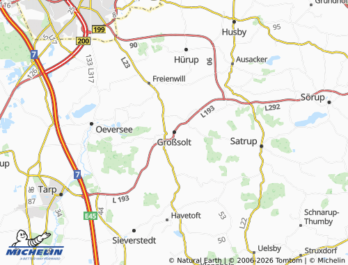MICHELIN Großsolt map - ViaMichelin