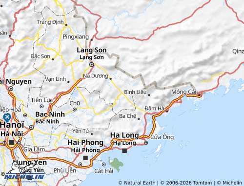 MICHELIN Đình Lập map - ViaMichelin