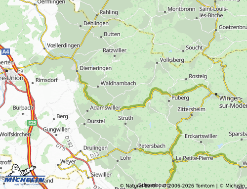 Mapa MICHELIN Weislingen - ViaMichelin