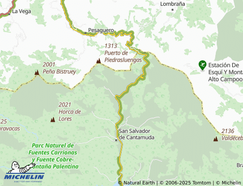 MICHELIN Camasobres map - ViaMichelin