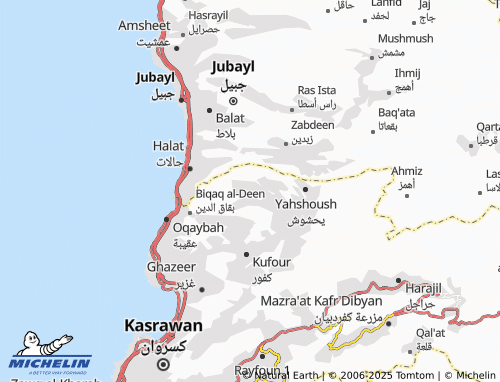 Mappa MICHELIN Zu'aytrah - ViaMichelin