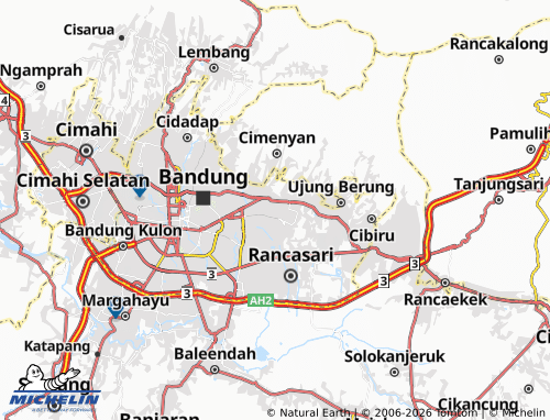 Mapa MICHELIN Antapani Wetan - ViaMichelin
