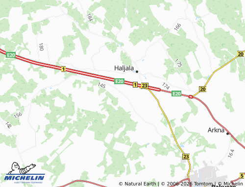 Mapa MICHELIN Lihulõpe - ViaMichelin