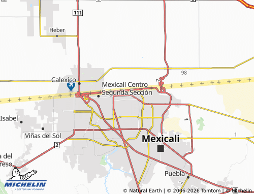 Mapa MICHELIN Sonora - ViaMichelin