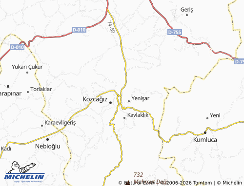MICHELIN-Landkarte Eski Hamidiye - ViaMichelin