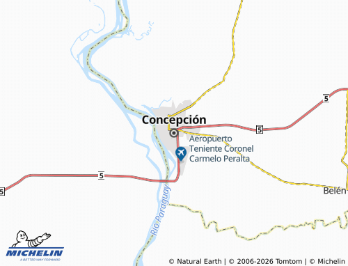 Kaart MICHELIN Concepcion - ViaMichelin