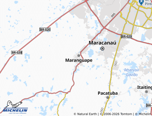 Carte MICHELIN Guabiraba - ViaMichelin
