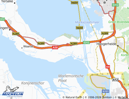 Carte MICHELIN Rilland - ViaMichelin
