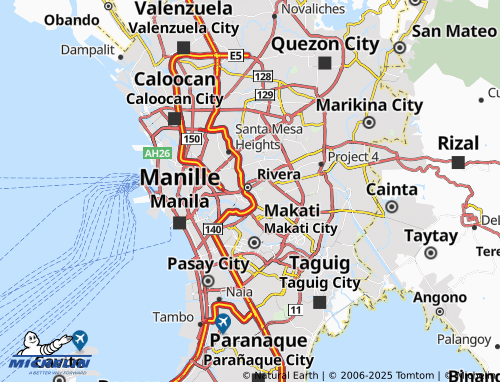 MICHELIN San Perfecto map - ViaMichelin