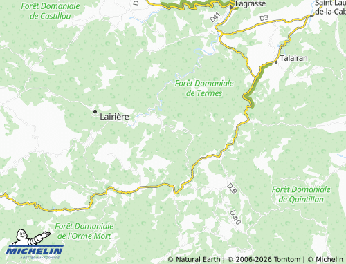 Carte MICHELIN Termes - ViaMichelin