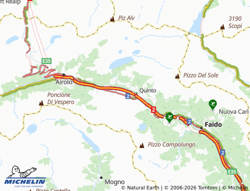 Mappa MICHELIN Ambrì - ViaMichelin
