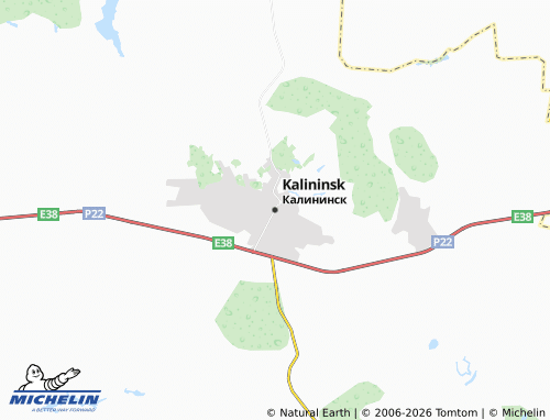 MICHELIN-Landkarte Kalininsk - ViaMichelin