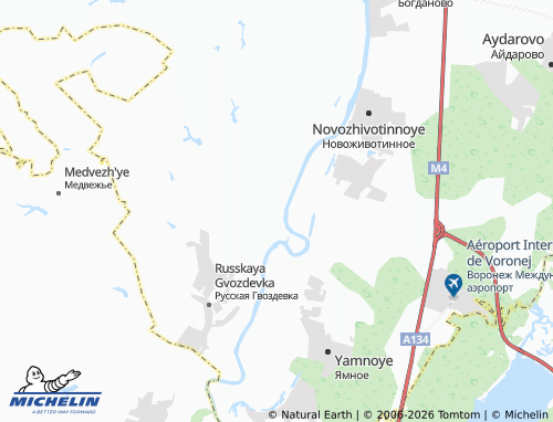 Carte MICHELIN Len SNT - ViaMichelin