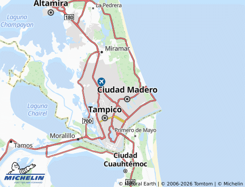 Mappa MICHELIN Lago Azul - ViaMichelin