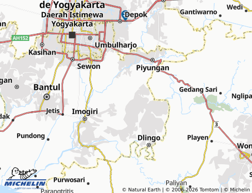 MICHELIN Wonolelo map - ViaMichelin