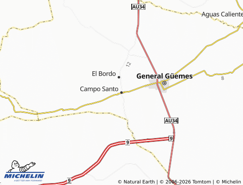 MICHELIN-Landkarte Campo Santo - ViaMichelin