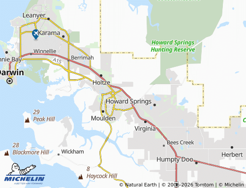 MICHELIN Farrar map - ViaMichelin