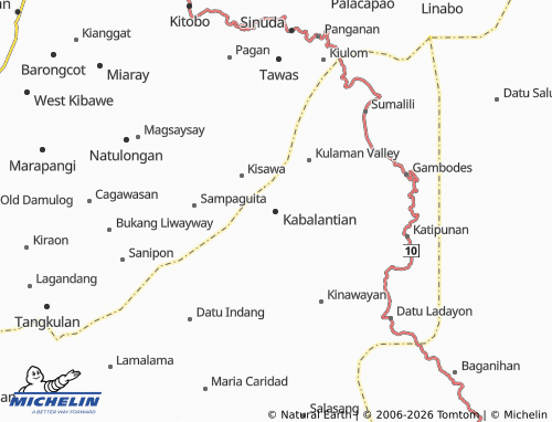 MICHELIN Kabalantian map - ViaMichelin