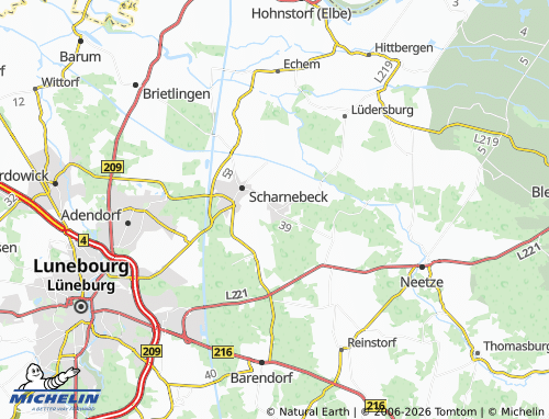 MICHELIN Rullstorf map - ViaMichelin