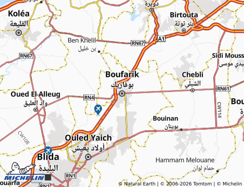 MICHELIN Bufareek map - ViaMichelin