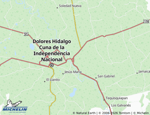 Mappa MICHELIN Ojos Zarcos - ViaMichelin