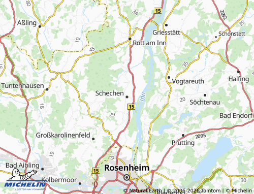 Mappa MICHELIN Schechen - ViaMichelin
