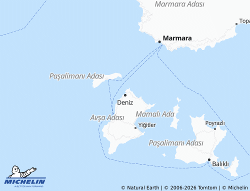 Mappa MICHELIN Deniz - ViaMichelin