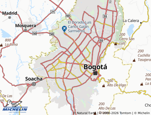 Carte MICHELIN Granjas de Techo - ViaMichelin