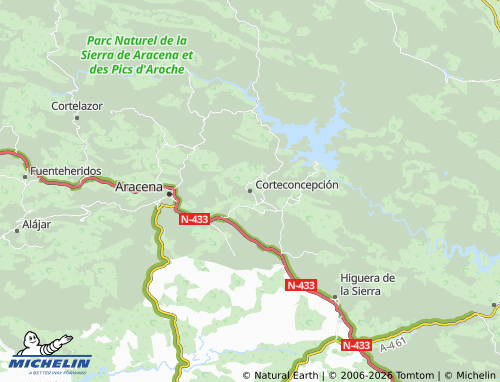 Mappa MICHELIN Corteconcepción - ViaMichelin