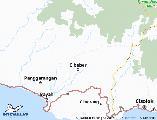 Mappa MICHELIN Ciherang - ViaMichelin