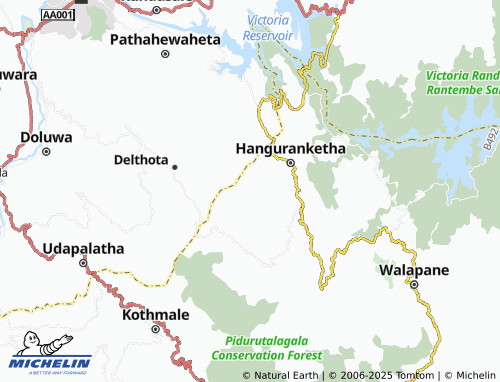 MICHELIN Kosgaha Debala map - ViaMichelin
