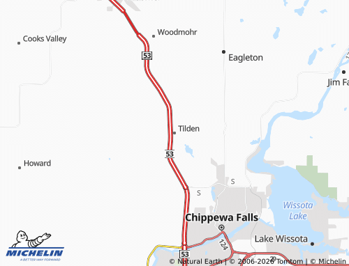 Mappa MICHELIN Tilden - ViaMichelin