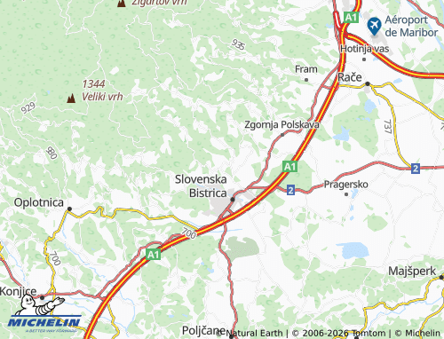 Mapa MICHELIN Kovača vas - ViaMichelin