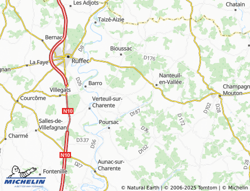 Carte MICHELIN Aizecq - ViaMichelin