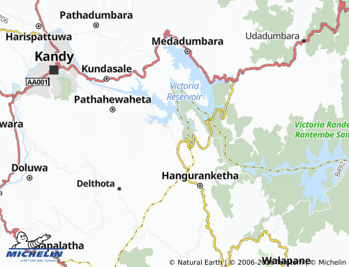 Mappa MICHELIN Udamailapitiya North - ViaMichelin