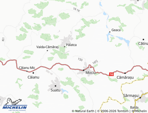 Mappa MICHELIN Chesău - ViaMichelin