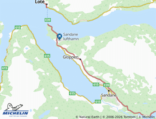 Mapa MICHELIN Vereide - ViaMichelin