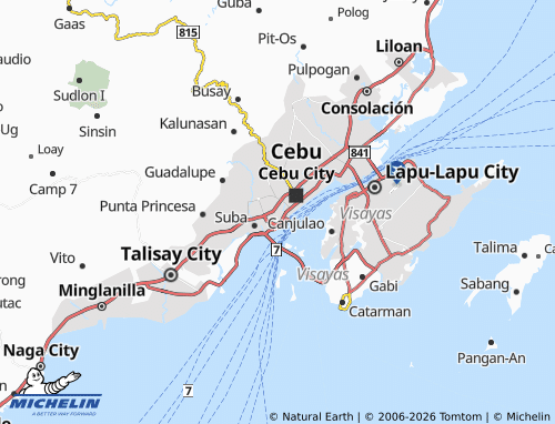 Mappa MICHELIN Tinago - ViaMichelin