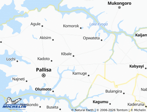 MICHELIN Kibale map - ViaMichelin