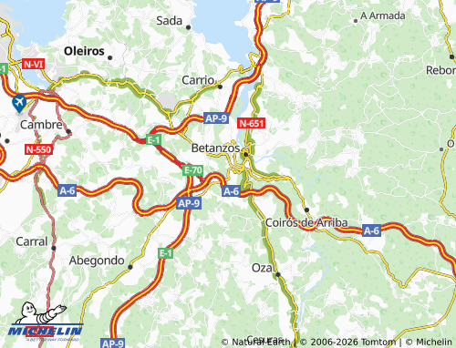 MICHELIN Infesta map - ViaMichelin