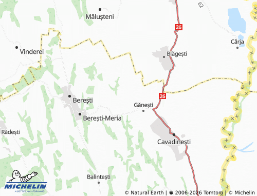 Mappa MICHELIN Comănești - ViaMichelin