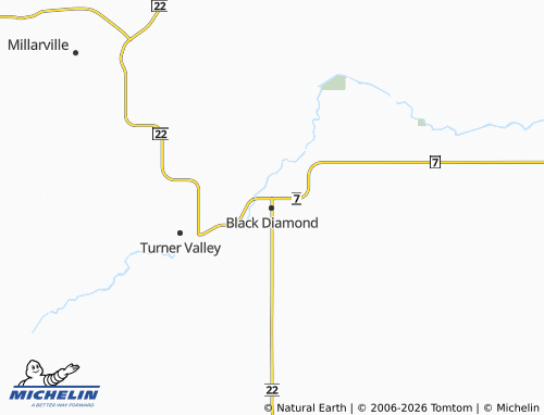 MICHELIN Black Diamond map - ViaMichelin
