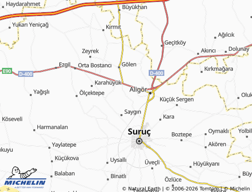 MICHELIN Ekili map - ViaMichelin