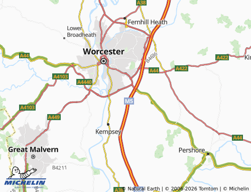 Carte MICHELIN Norton - ViaMichelin